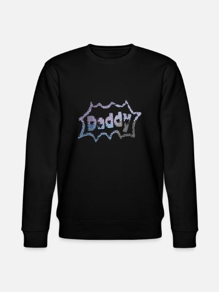HerzefürDaddyII - Stanley/Stella Unisex Bio-Sweatshirt CHANGER  - Schwarz