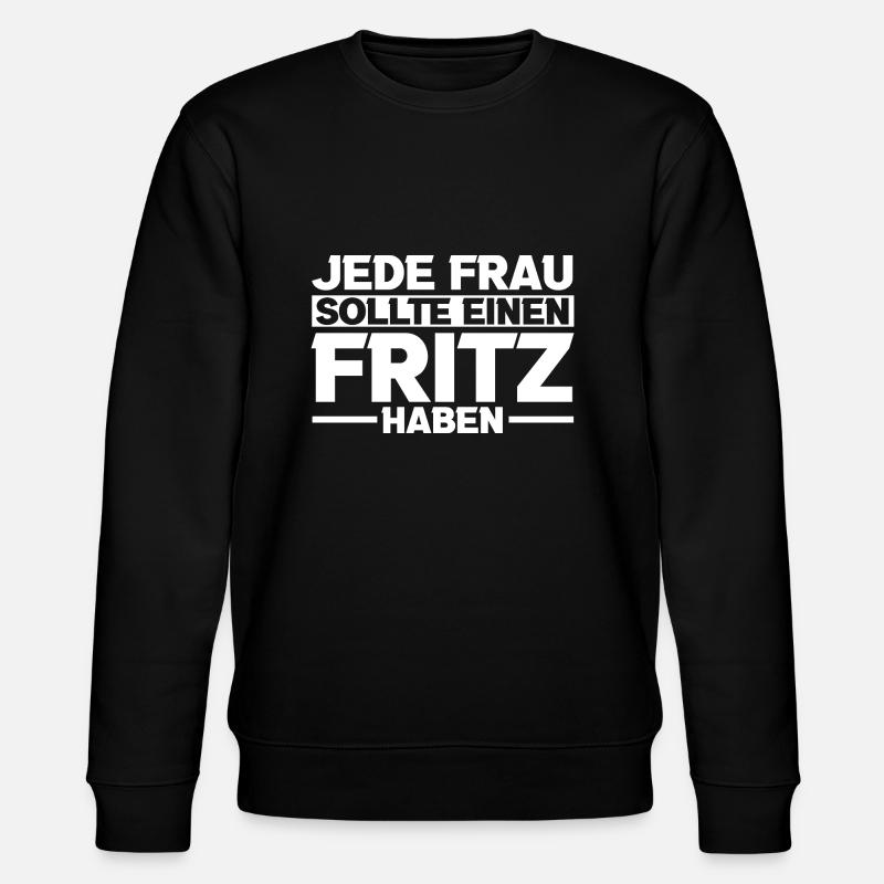 Fritz - Stanley/Stella CHANGER Unisex Organic Sweatshirt - black