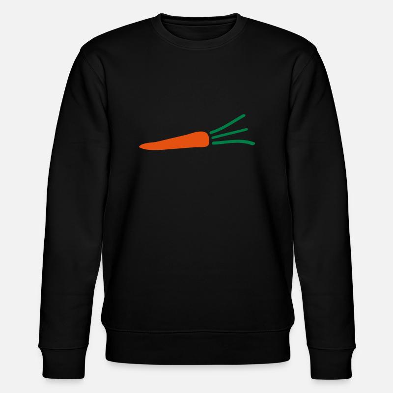 Carrots - Stanley/Stella Unisex Bio-Sweatshirt CHANGER  - Schwarz