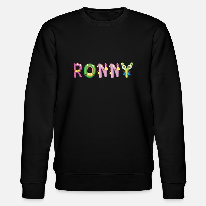 Ronny - Stanley/Stella Unisex Bio-Sweatshirt CHANGER  - Schwarz