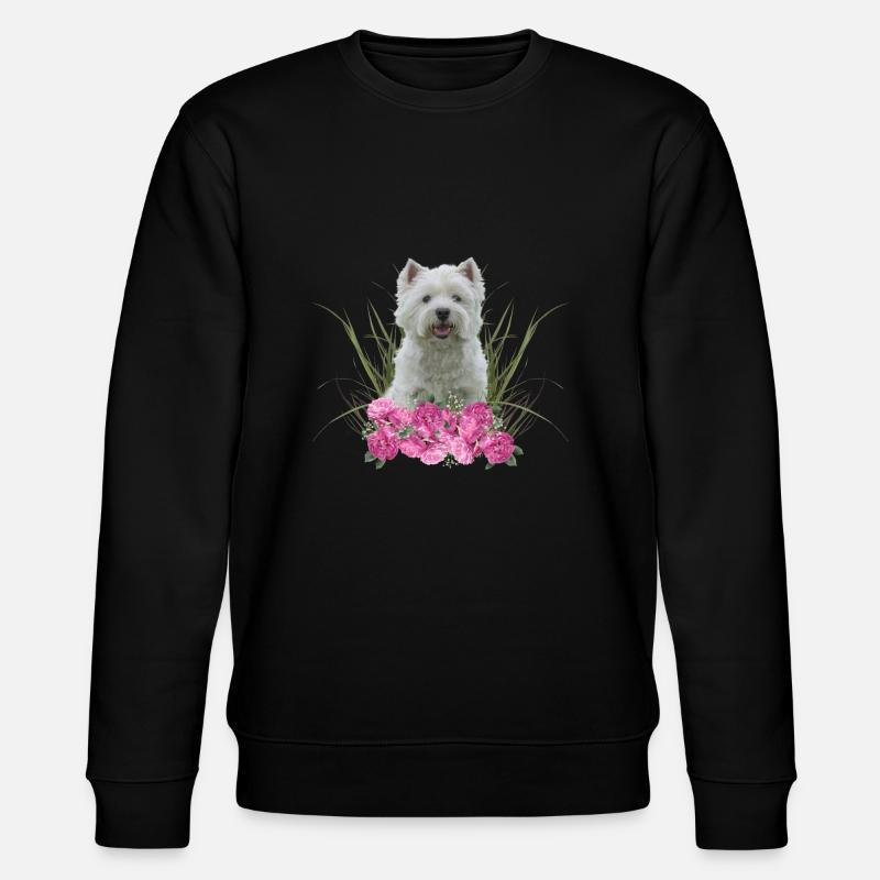 West Highland Terrier - Stanley/Stella Unisex Bio-Sweatshirt CHANGER - Schwarz