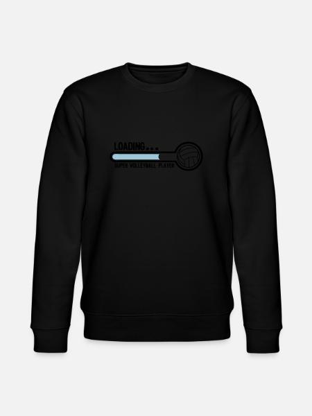 Volleyball Loading Superspieler - Stanley/Stella Unisex Bio-Sweatshirt CHANGER - Schwarz