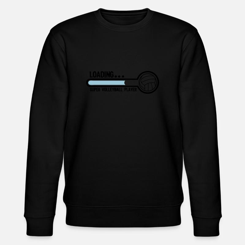 volleyball loading super player - Sweat bio CHANGER Stanley/Stella Unisexe - noir