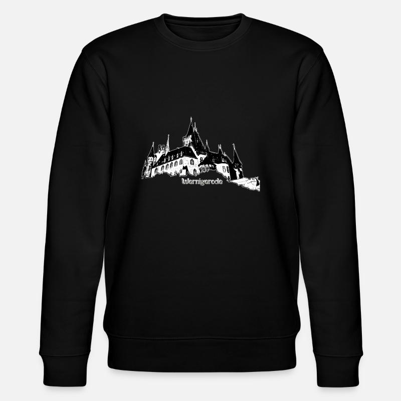 Schloss Wernigerode - Stanley/Stella Unisex Bio-Sweatshirt CHANGER  - Schwarz