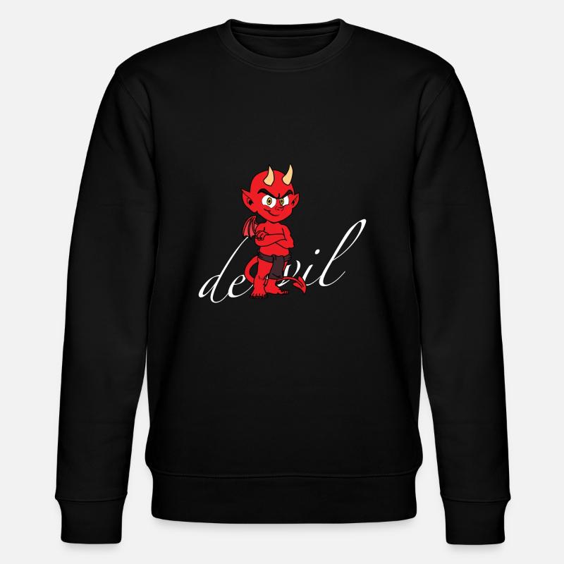 Kleiner Teufel - Stanley/Stella Unisex Bio-Sweatshirt CHANGER - Schwarz