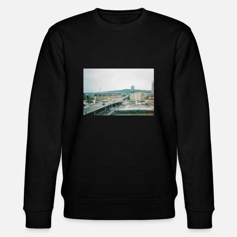 Prime Tower Zürich - Stanley/Stella Unisex Bio-Sweatshirt CHANGER  - Schwarz