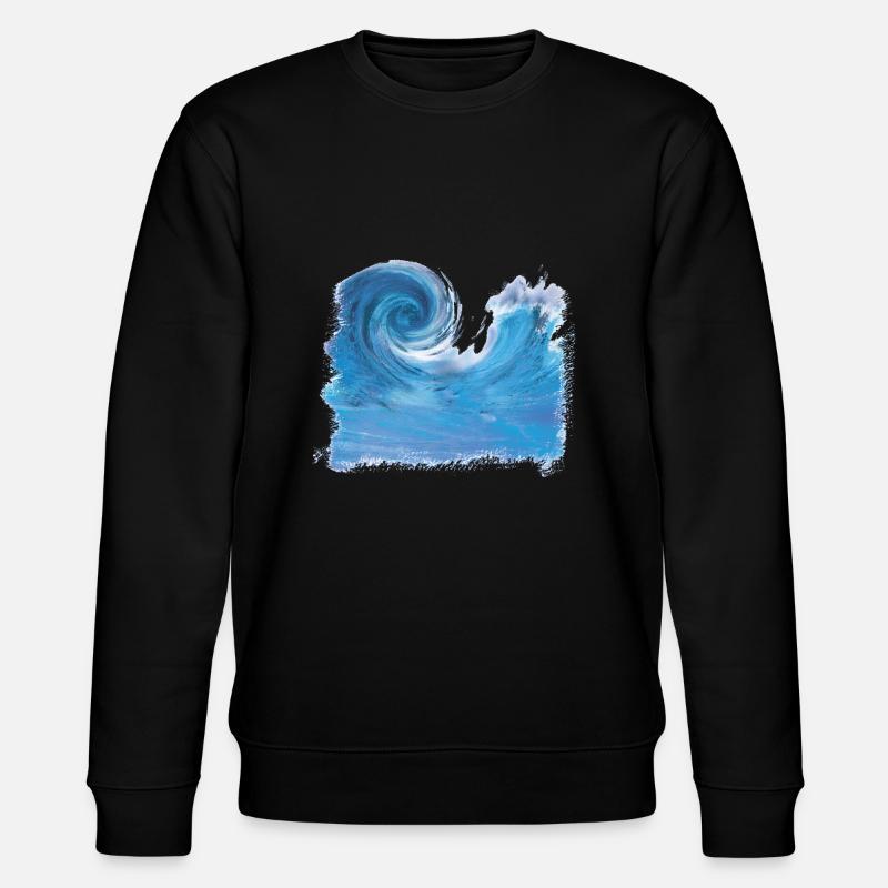 Graphiques Wave - Sweat bio CHANGER Stanley/Stella Unisexe - noir