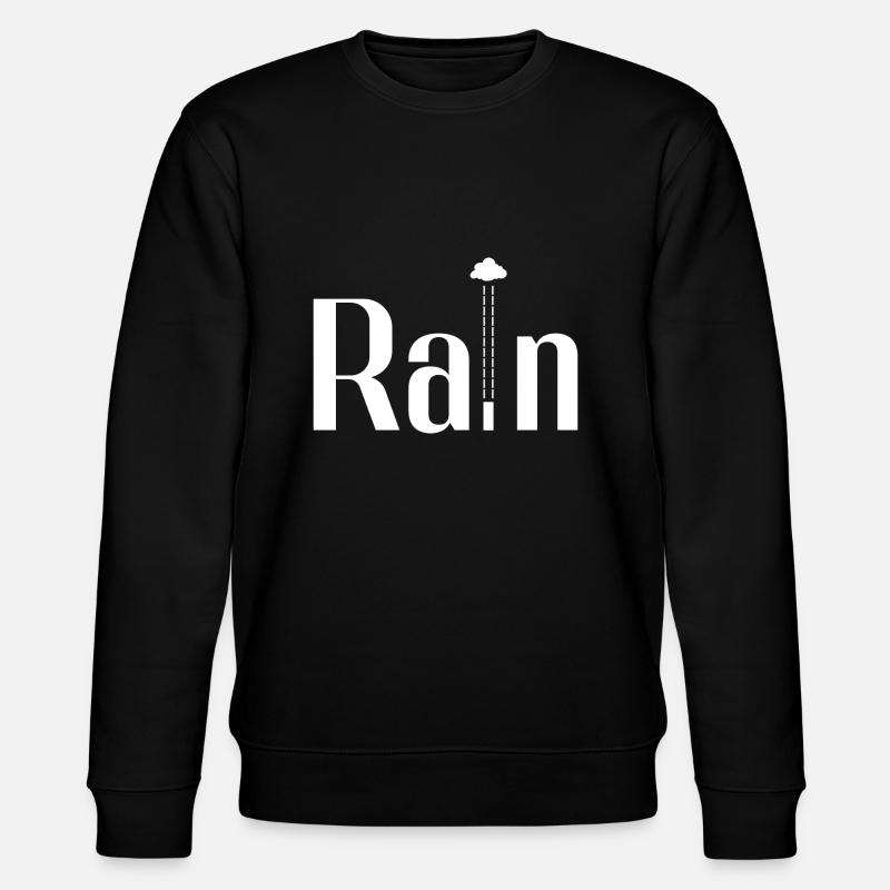rain pluie original design - Sweat bio CHANGER Stanley/Stella Unisexe - noir