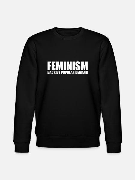 Feminism quote - Stanley/Stella CHANGER Unisex Organic Sweatshirt - black
