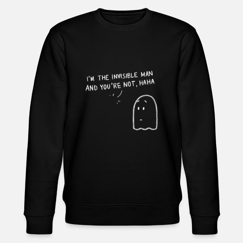 Invisible man - Stanley/Stella CHANGER Unisex Organic Sweatshirt - black