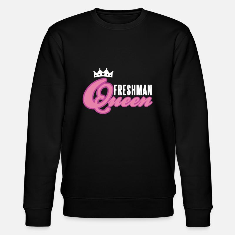 Freshman QUEEN Retro Freshman Designs - Stanley/Stella Unisex Bio-Sweatshirt CHANGER  - Schwarz