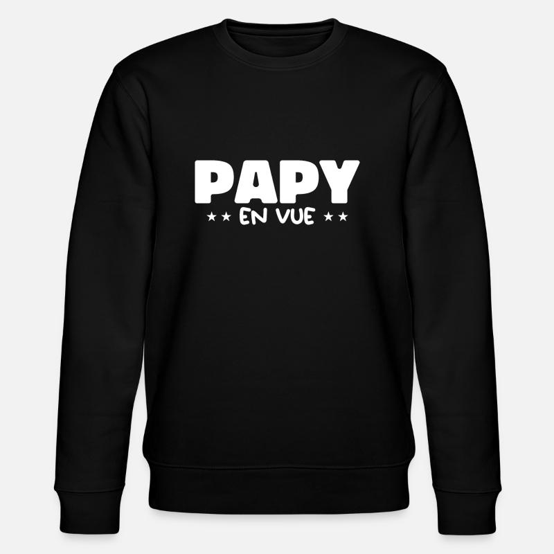 Papy En Vue - Sweat bio CHANGER Stanley/Stella Unisexe - noir