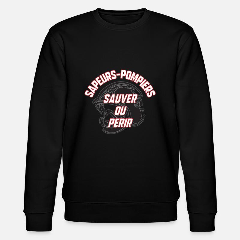 Sapeurs-pompiers - Sweat bio CHANGER Stanley/Stella Unisexe - noir