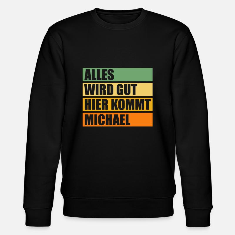 Michael - Stanley/Stella Unisex Bio-Sweatshirt CHANGER  - Schwarz
