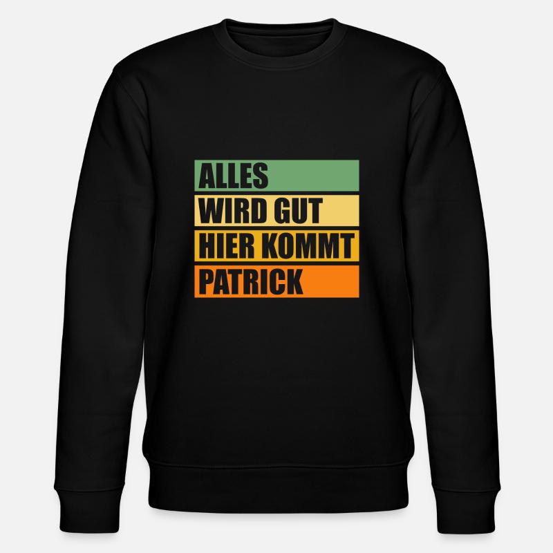 Patrick - Stanley/Stella Unisex Bio-Sweatshirt CHANGER  - Schwarz
