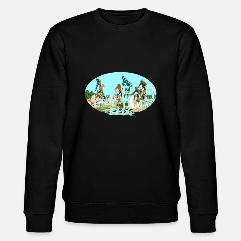 bmx race - Sweat bio CHANGER Stanley/Stella Unisexe - noir