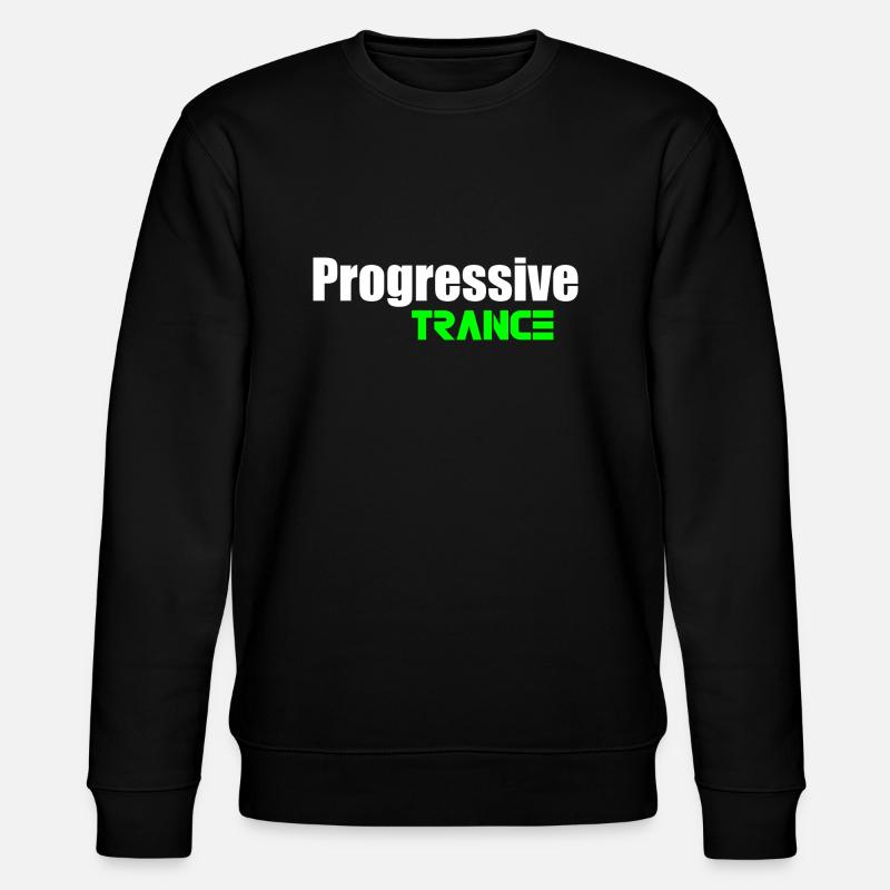 Progressives Trance-Zitat - Stanley/Stella Unisex Bio-Sweatshirt CHANGER - Schwarz