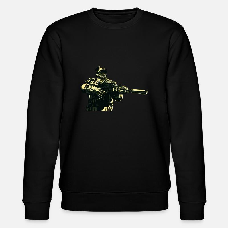 Zombie Monster Wariors Soladat Horror Skull Dead - Sweat bio CHANGER Stanley/Stella Unisexe - noir