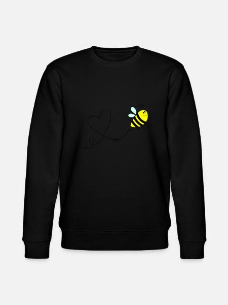 Bee Comic Love 3 - Stanley/Stella CHANGER Unisex Organic Sweatshirt - black