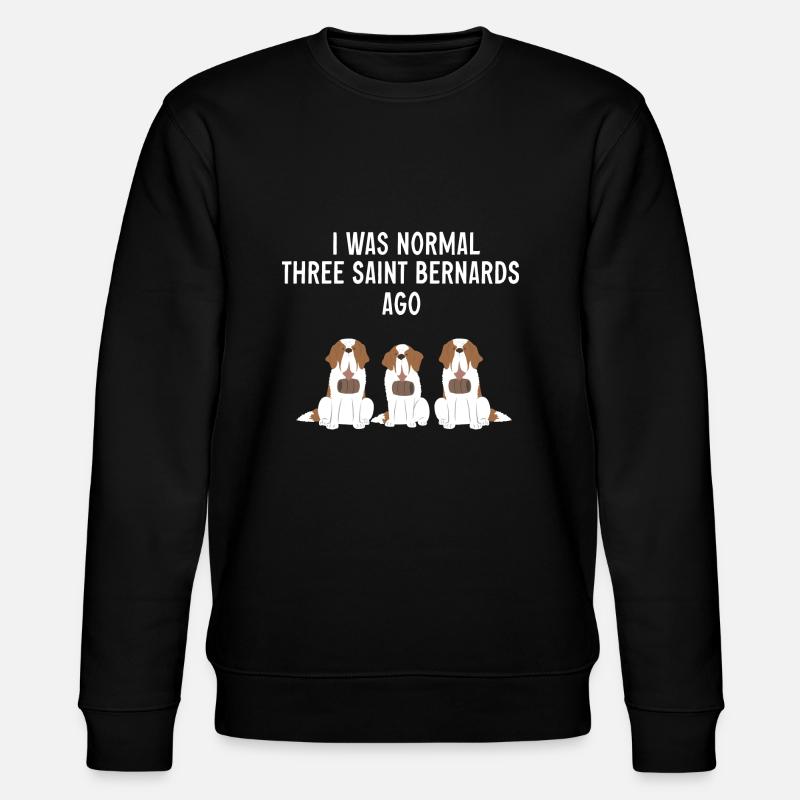 Saint-Bernard Chien Saint-Bernard - Sweat bio CHANGER Stanley/Stella Unisexe - noir