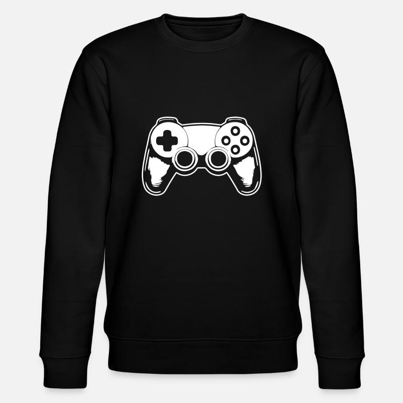 Controller Gaming Videospiele Gamepad - Stanley/Stella Unisex Bio-Sweatshirt CHANGER - Schwarz