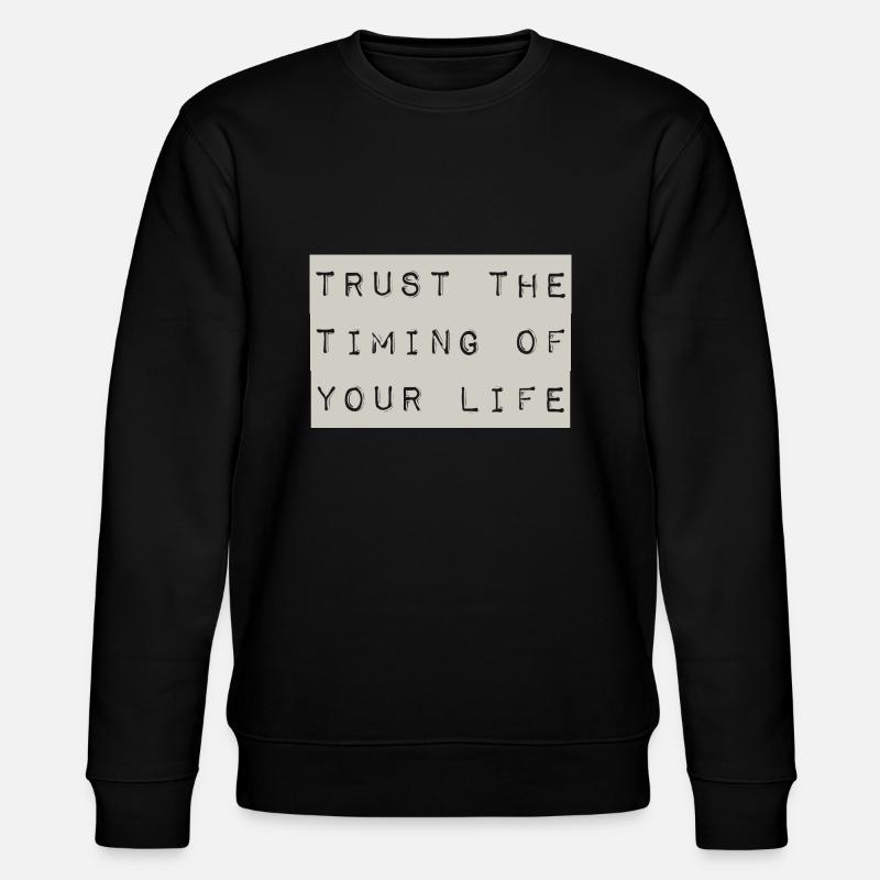 trust - Stanley/Stella Unisex Bio-Sweatshirt CHANGER  - Schwarz