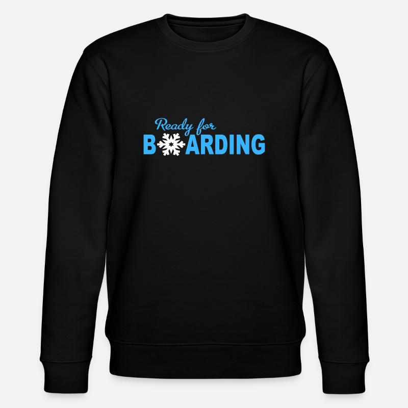 Snowboard - Stanley/Stella Unisex Bio-Sweatshirt CHANGER  - Schwarz
