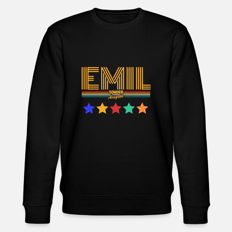 Emil - Stanley/Stella CHANGER Unisex Organic Sweatshirt - black