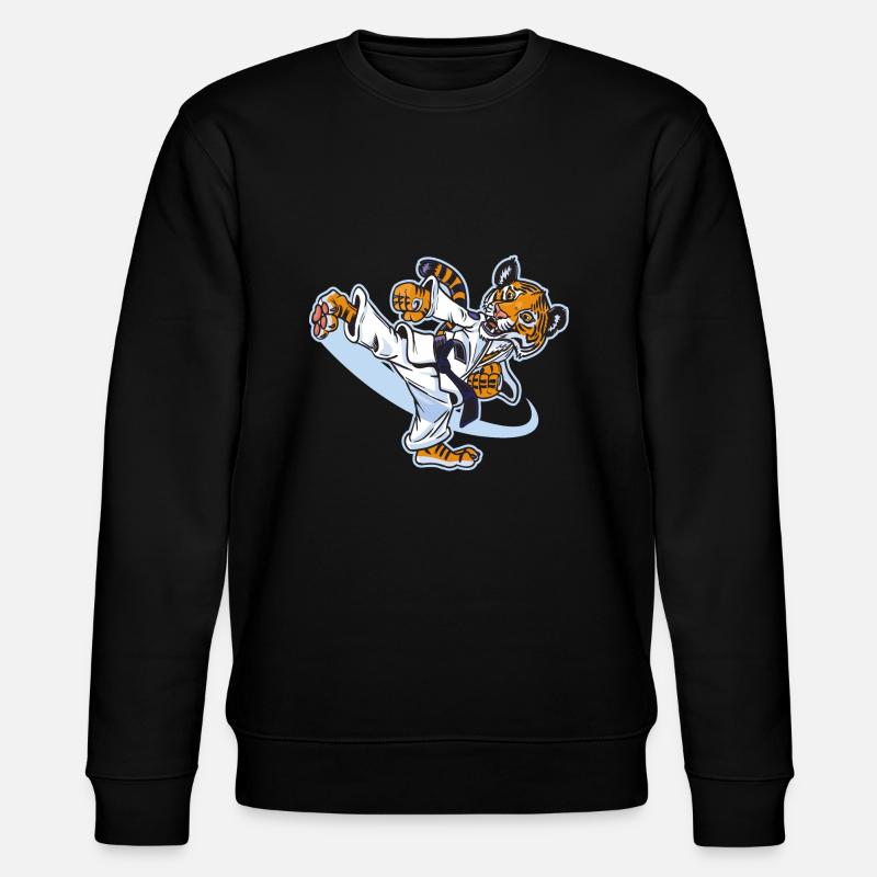 Karate Tiger - Sweat bio CHANGER Stanley/Stella Unisexe - noir