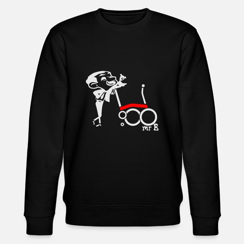 WETTBEWERB X Brompton Mr. B - Stanley/Stella Unisex Bio-Sweatshirt CHANGER  - Schwarz