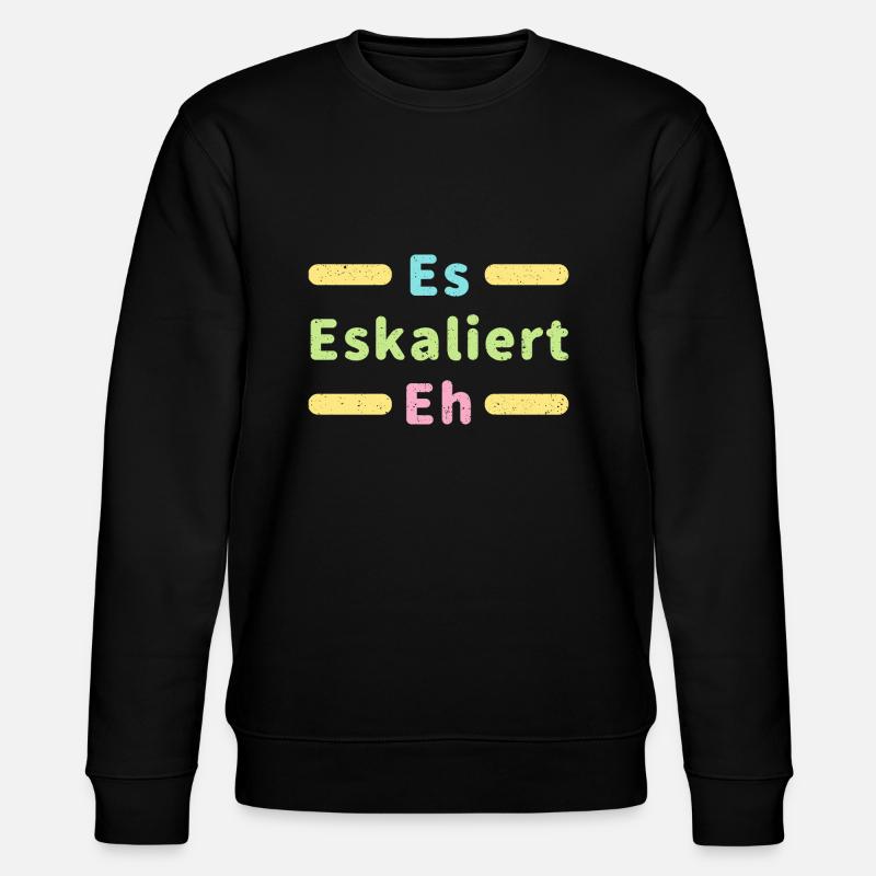 Ca escalade le fou rire - Sweat bio CHANGER Stanley/Stella Unisexe - noir