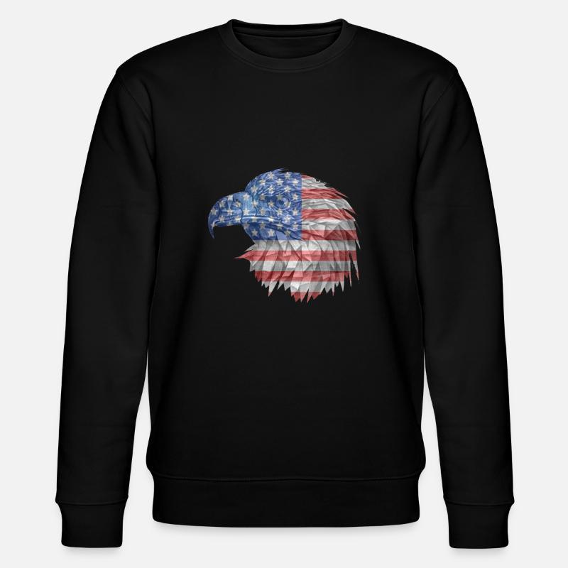 American Eagle - Stanley/Stella Unisex Bio-Sweatshirt CHANGER  - Schwarz