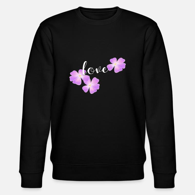 Love, Liebe - Stanley/Stella Unisex Bio-Sweatshirt CHANGER  - Schwarz