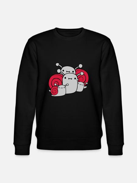 Parents Children Snails - Stanley/Stella CHANGER Unisex Organic Sweatshirt - black