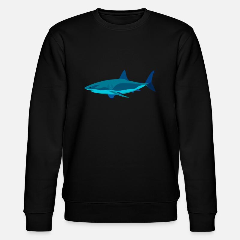 Meerestiere - Stanley/Stella Unisex Bio-Sweatshirt CHANGER  - Schwarz