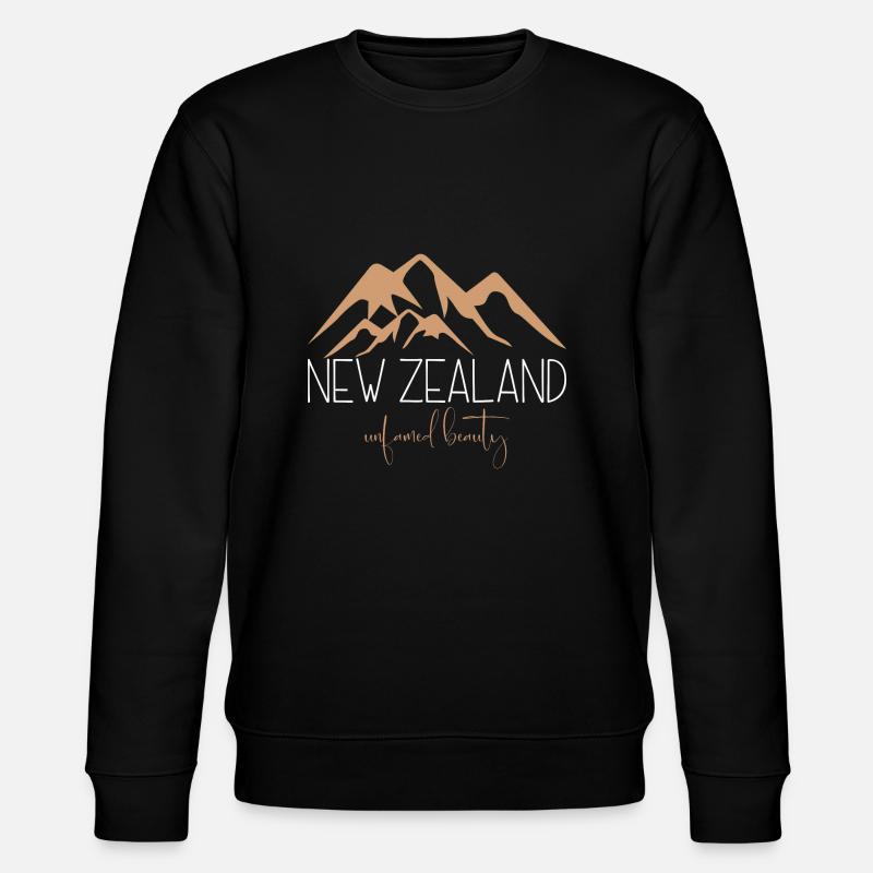 NOUVELLE-ZÉLANDE beauté peu célèbre - Sweat bio CHANGER Stanley/Stella Unisexe - noir