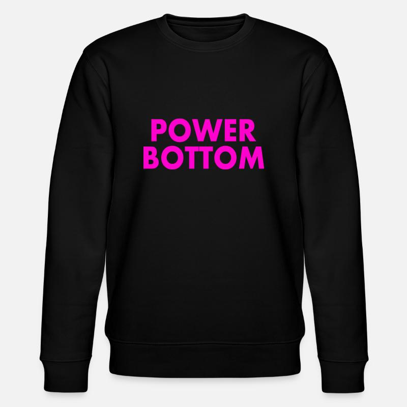 Power bottom - Stanley/Stella Unisex Bio-Sweatshirt CHANGER  - Schwarz