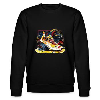 Smoking Runningshoe - Sweat bio CHANGER Stanley/Stella Unisexe - noir - Devant - Nik (191cm) & Marisol (170cm)