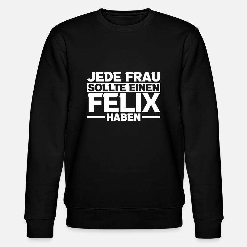 Felix - Stanley/Stella Unisex Bio-Sweatshirt CHANGER  - Schwarz
