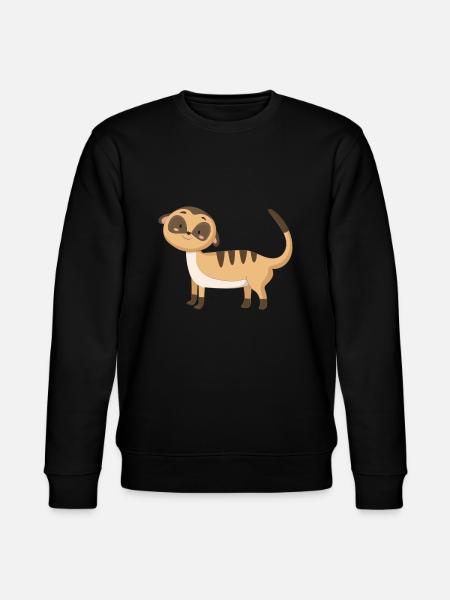 Chat de mer suricate - Sweat bio CHANGER Stanley/Stella Unisexe - noir