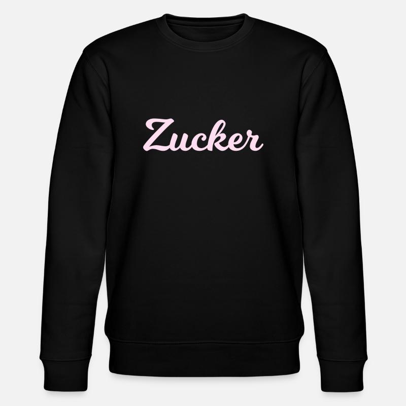 Zucker rosa - Stanley/Stella Unisex Bio-Sweatshirt CHANGER - Schwarz