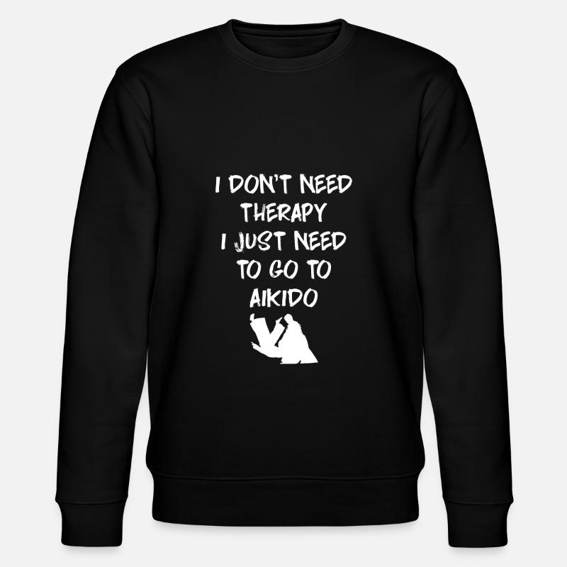 Aikido - Stanley/Stella Unisex Bio-Sweatshirt CHANGER  - Schwarz