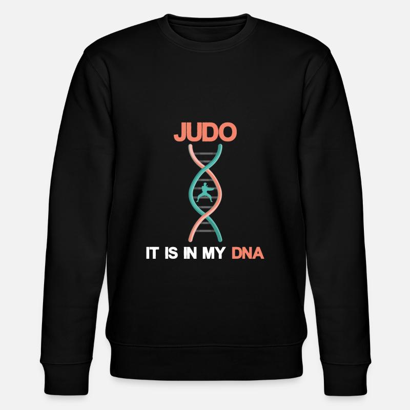 Judo DNA - Stanley/Stella Unisex Bio-Sweatshirt CHANGER  - Schwarz