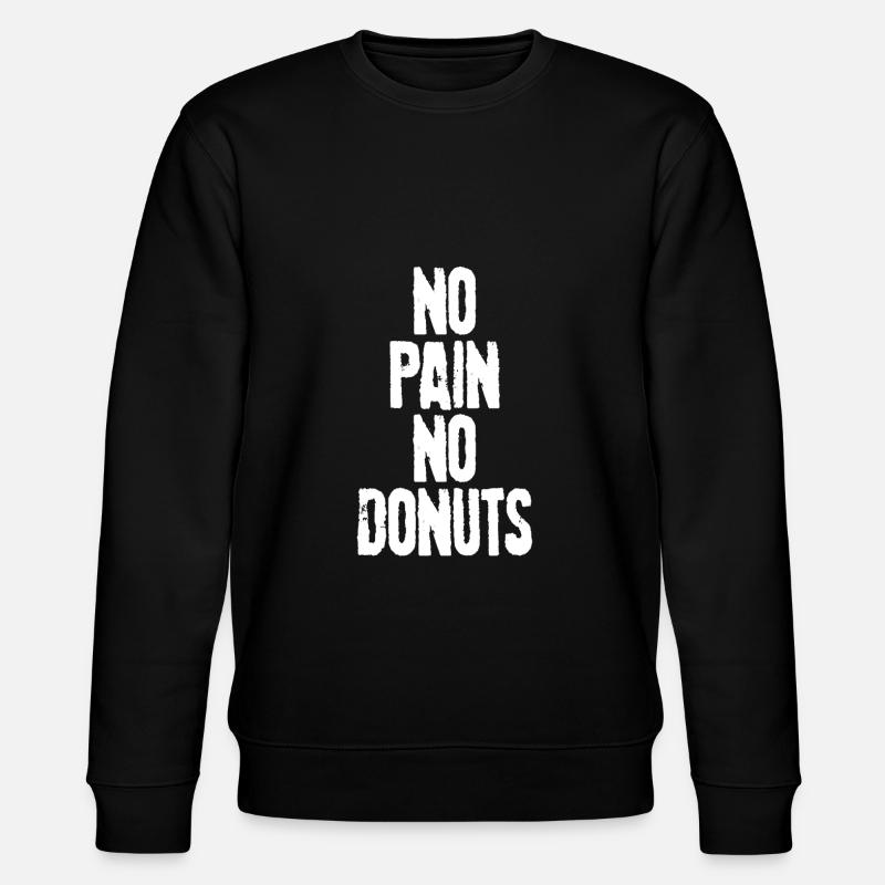 Doughnut - Stanley/Stella CHANGER Unisex Organic Sweatshirt - black