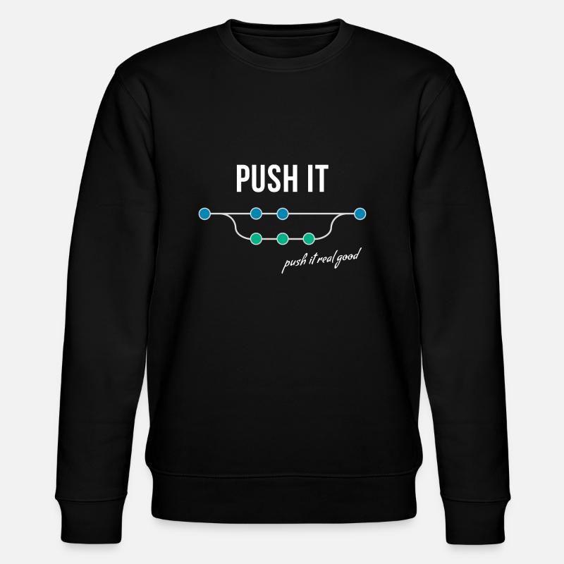 Push it - Stanley/Stella Unisex Bio-Sweatshirt CHANGER  - Schwarz