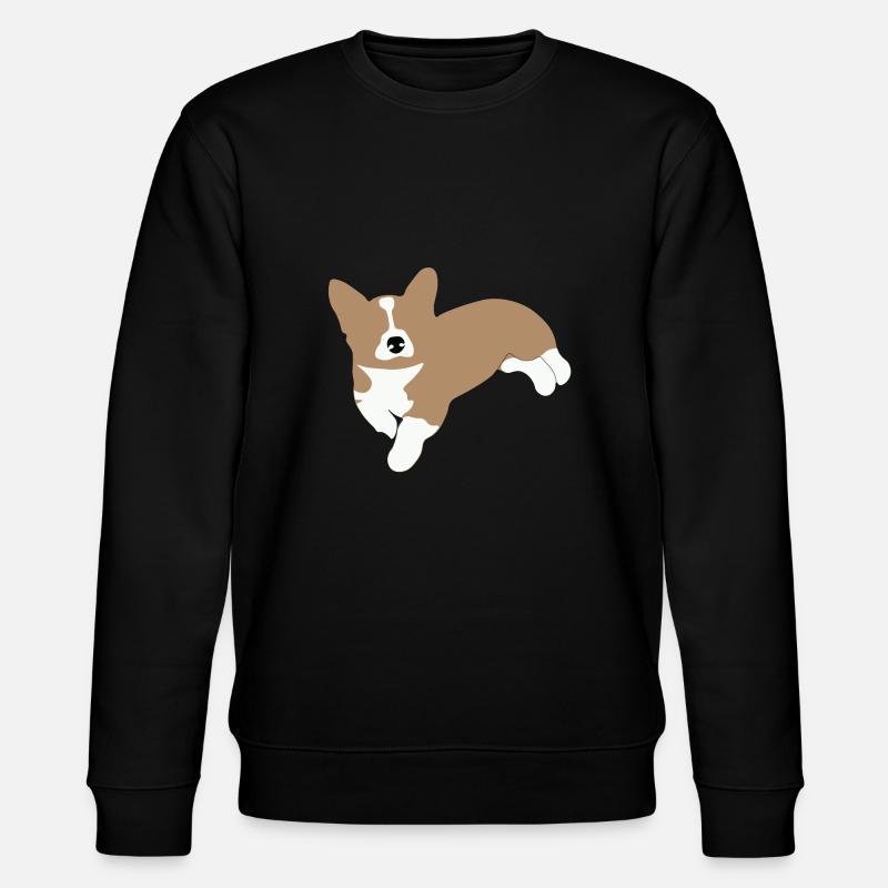 Corgi - Stanley/Stella Unisex Bio-Sweatshirt CHANGER  - Schwarz