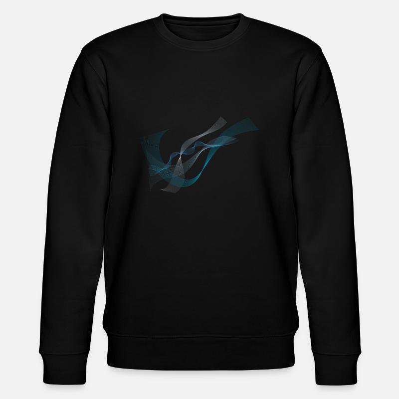 vague bleu - Sweat bio CHANGER Stanley/Stella Unisexe - noir