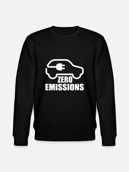 Electric Car Emobility - Stanley/Stella CHANGER Unisex Organic Sweatshirt - black