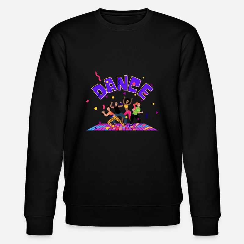 Dance on the Dancefloor - Stanley/Stella Unisex Bio-Sweatshirt CHANGER  - Schwarz