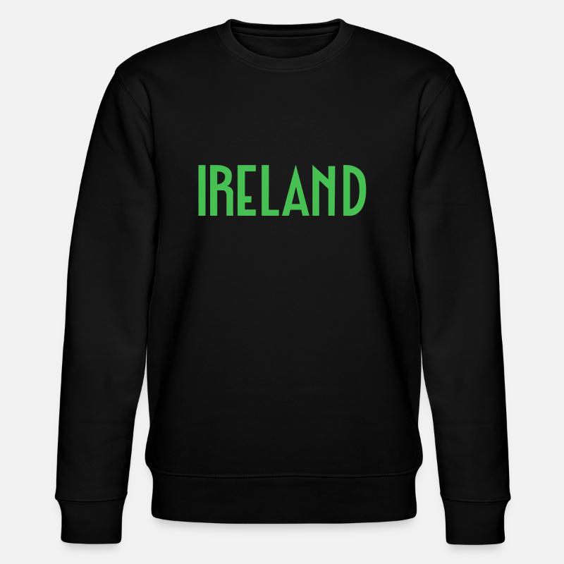 Irland - Stanley/Stella Unisex Bio-Sweatshirt CHANGER  - Schwarz